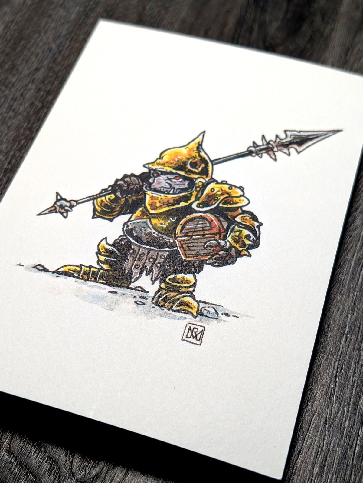 Goblin Thief - A6/4x6" Colour print