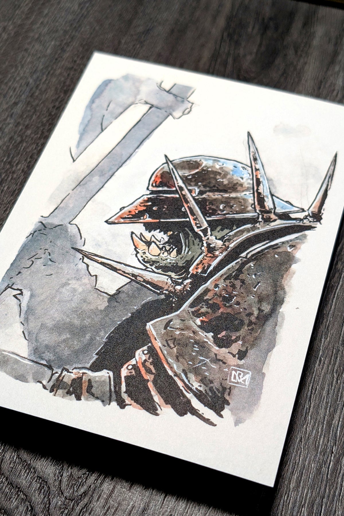 Savage Orc - A6/4x6" Colour print