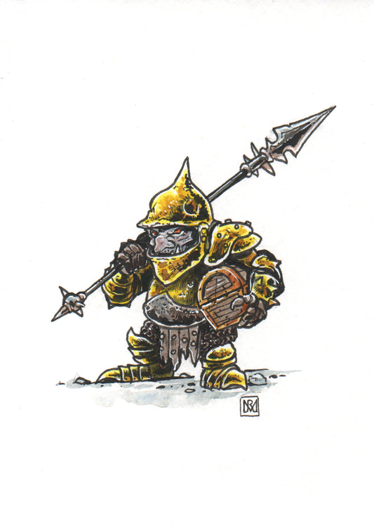 Goblin Thief - A6/4x6" Colour print