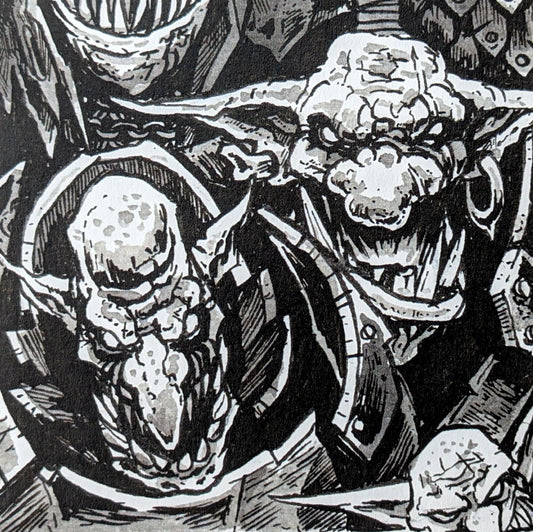 A glut of goblins - A5/6x8" print