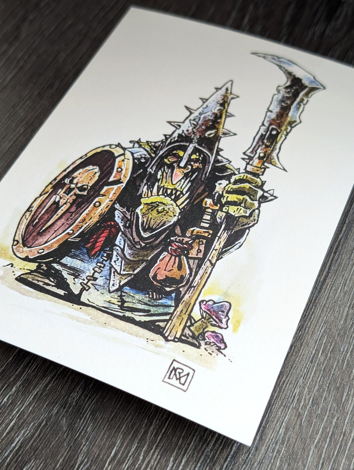 Iron Helm - A6/4x6" Colour print