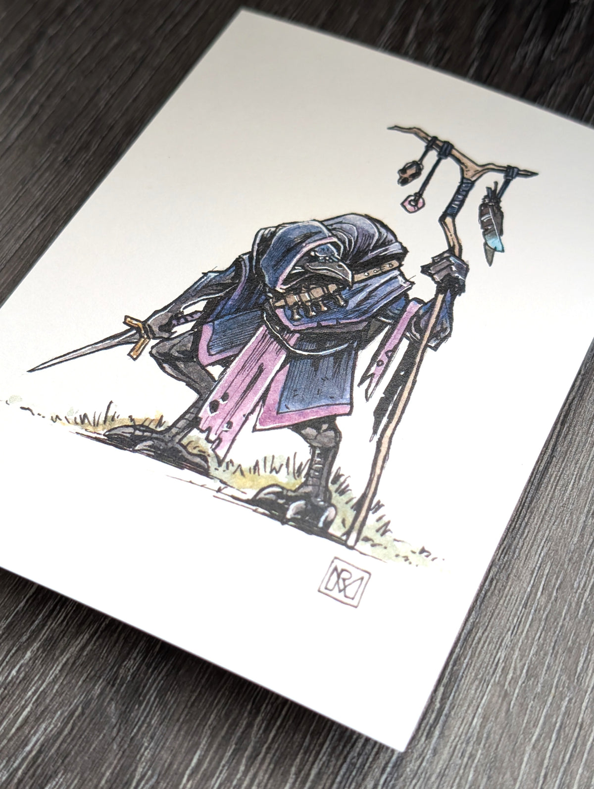 Kenku - A6/4x6" Colour print