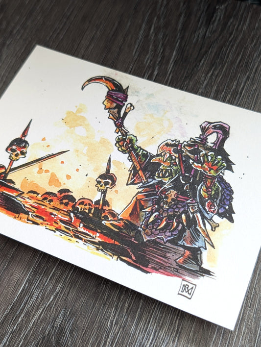 Magma Goblin - A6/6x4" Colour print