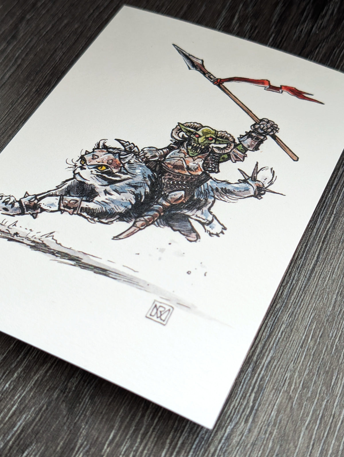 Goblin 'Catalier' - A6/4x6" Colour print