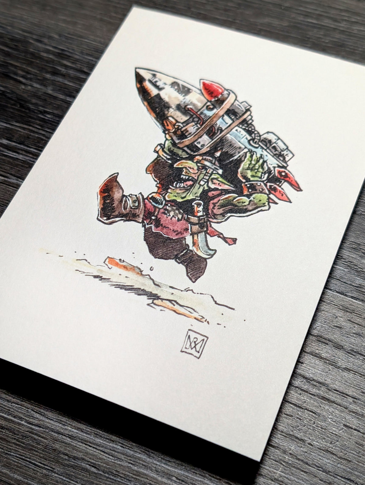 Bomb Grot -A6/4x6" Colour print