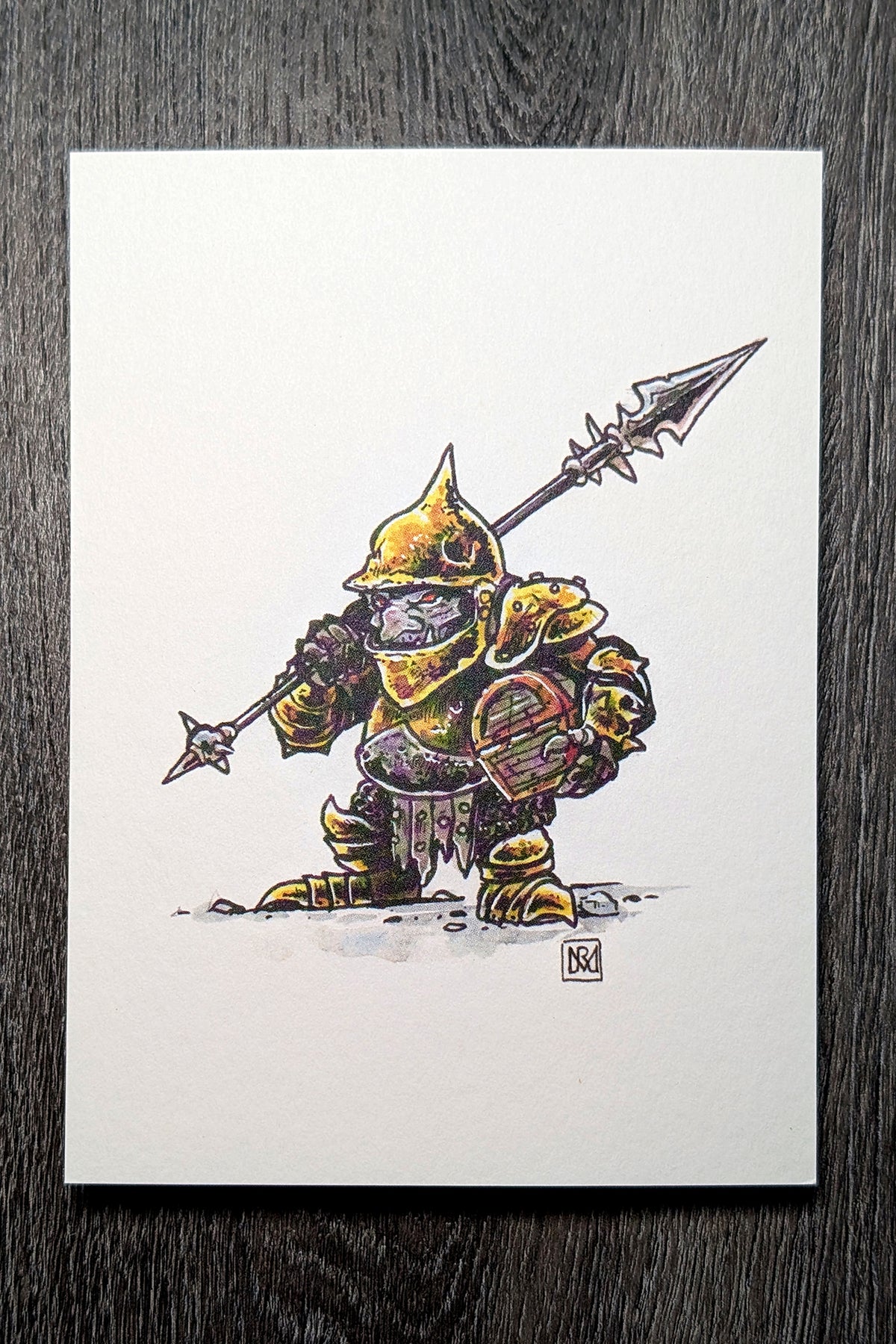 Goblin Thief - A6/4x6" Colour print