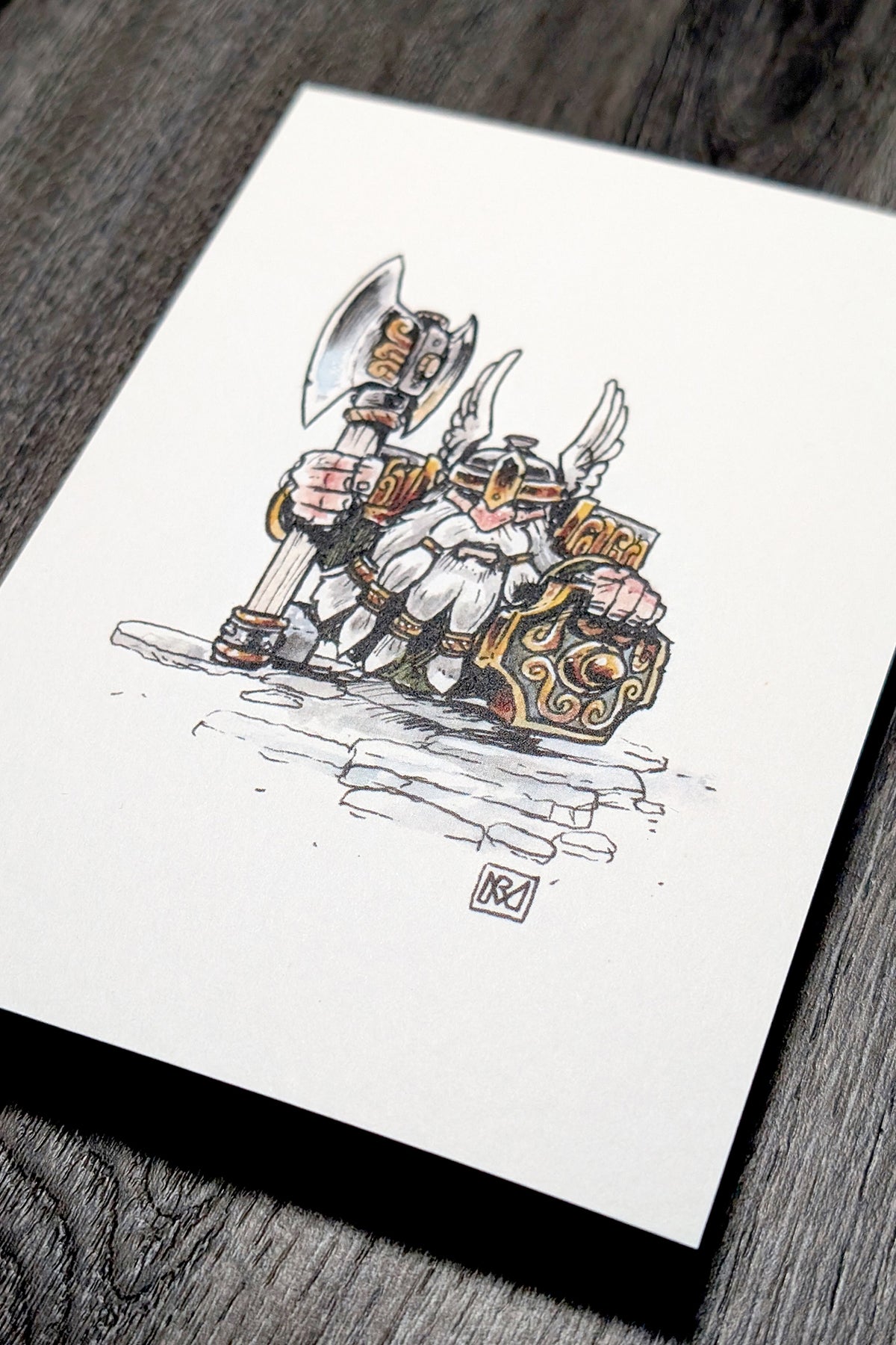Unreasonable Dwarf - A6/4x6" Colour print