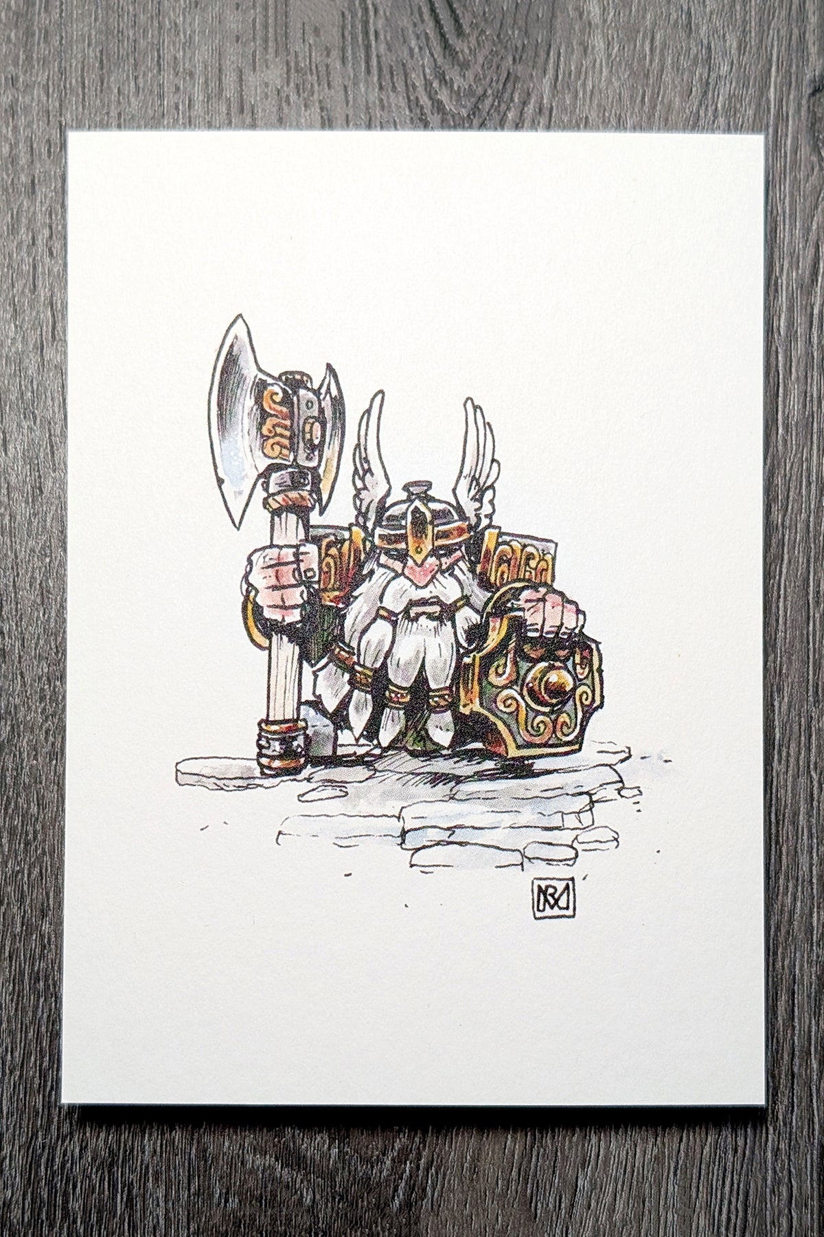 Unreasonable Dwarf - A6/4x6" Colour print