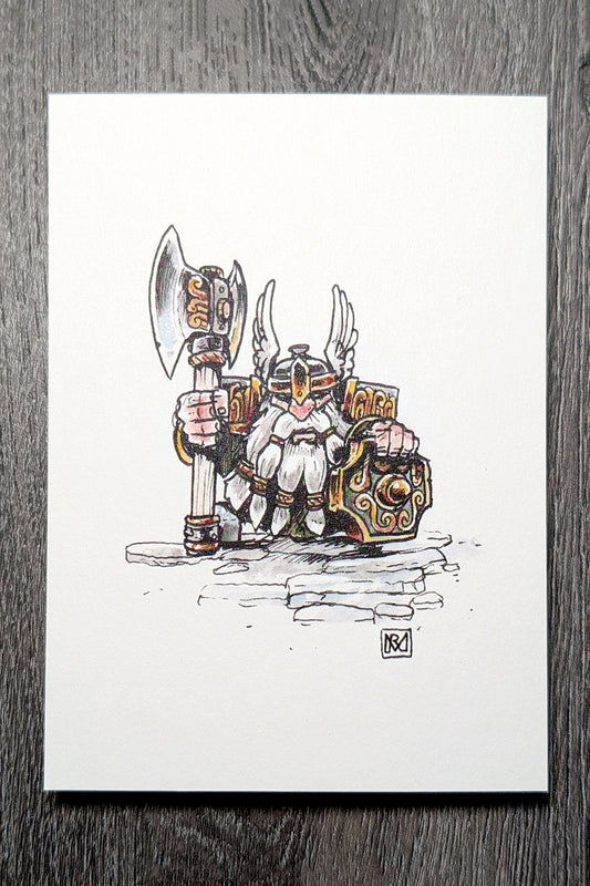 Unreasonable Dwarf - A6/4x6" Colour print