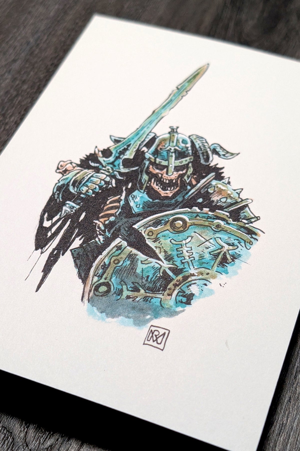 Draugr - A6/4x6" Colour print
