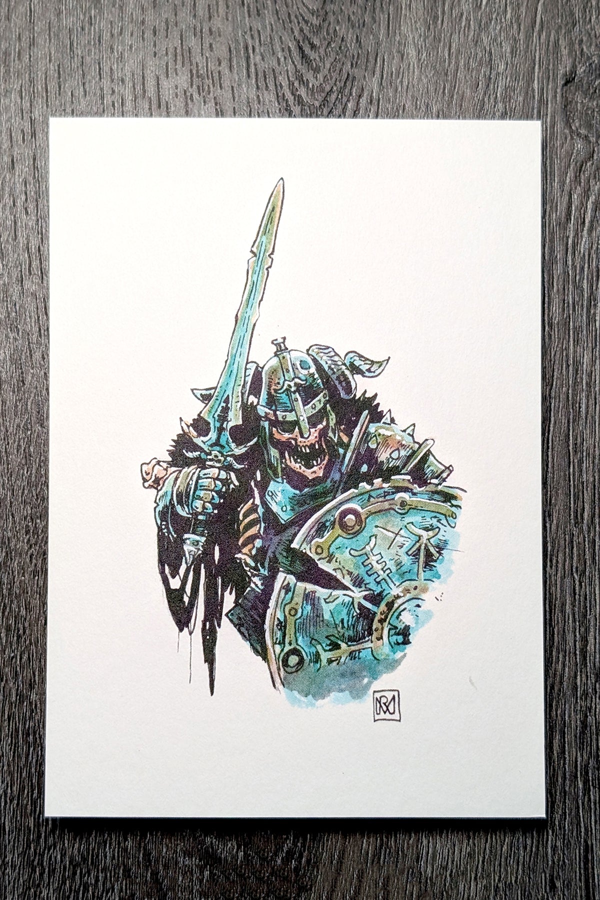Draugr - A6/4x6" Colour print