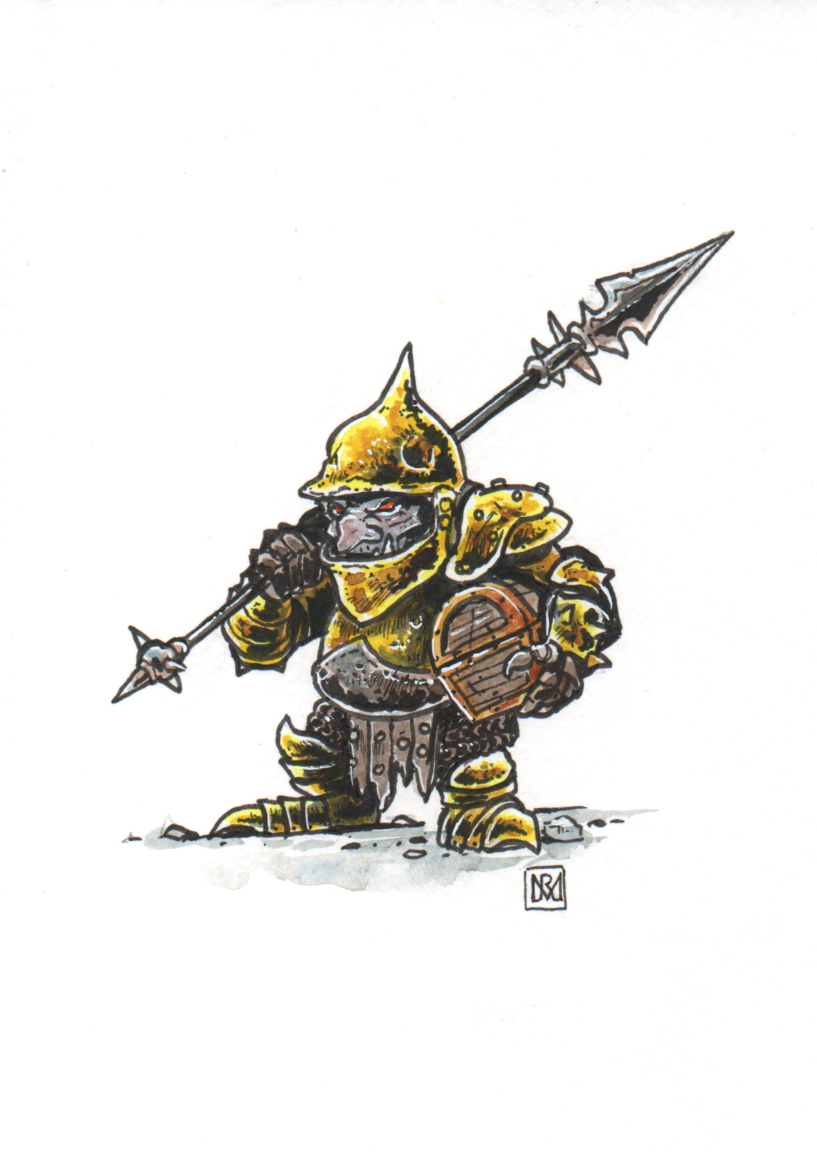 Goblin Thief - A6/4x6" Colour print