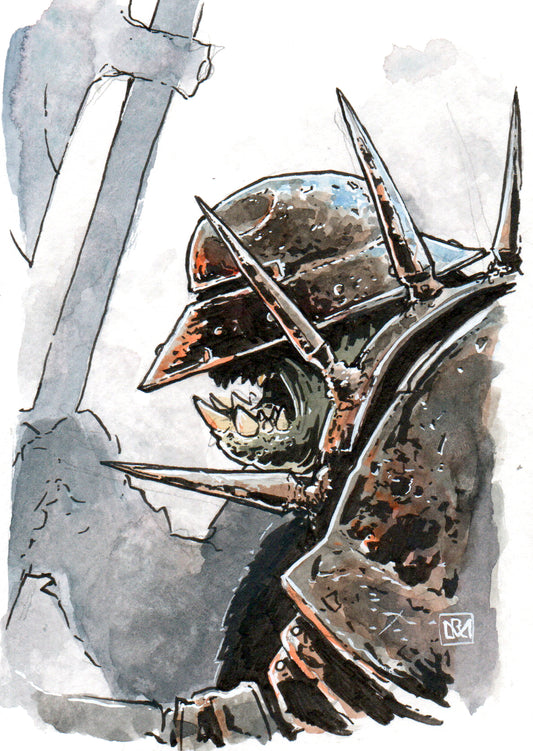 Savage Orc - A6/4x6" Colour print