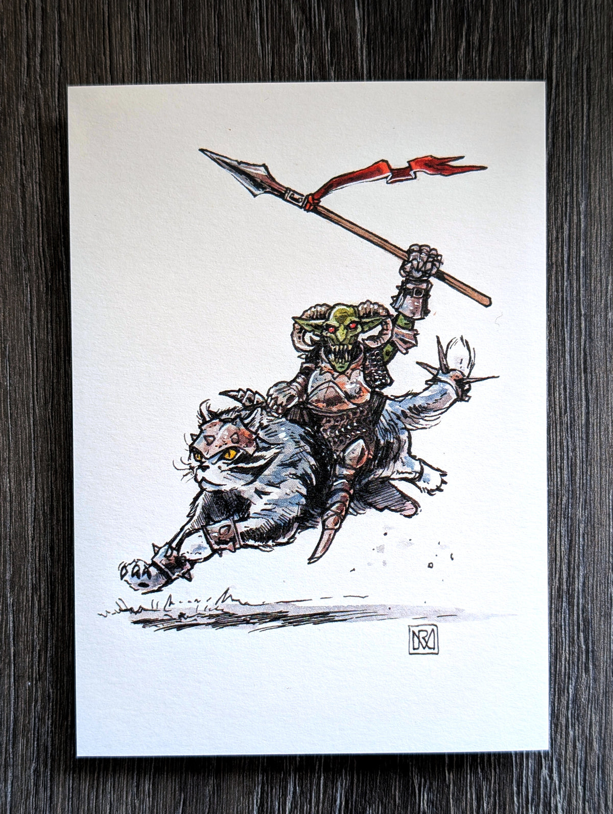 Goblin 'Catalier' - A6/4x6" Colour print