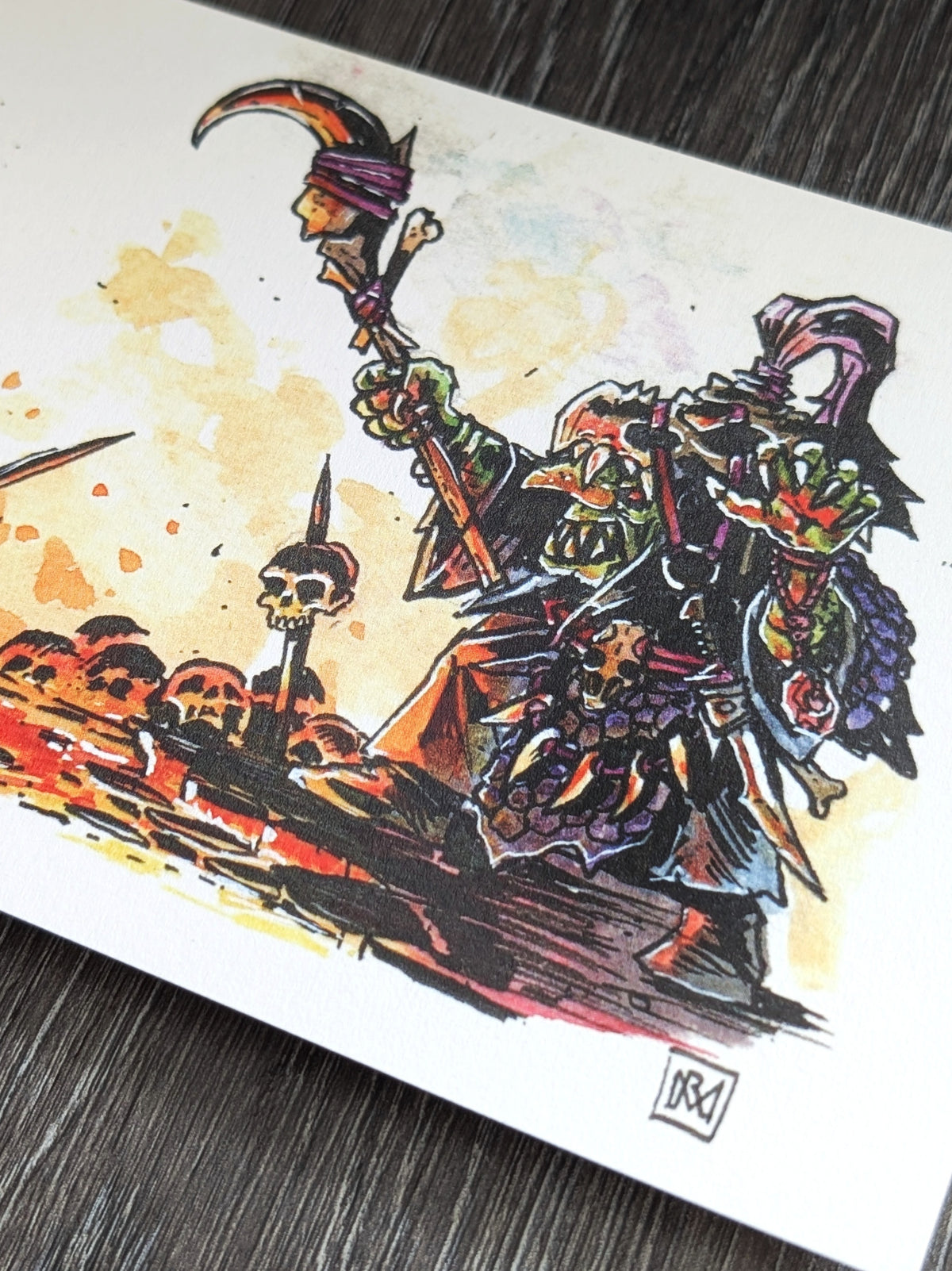 Magma Goblin - A6/6x4" Colour print