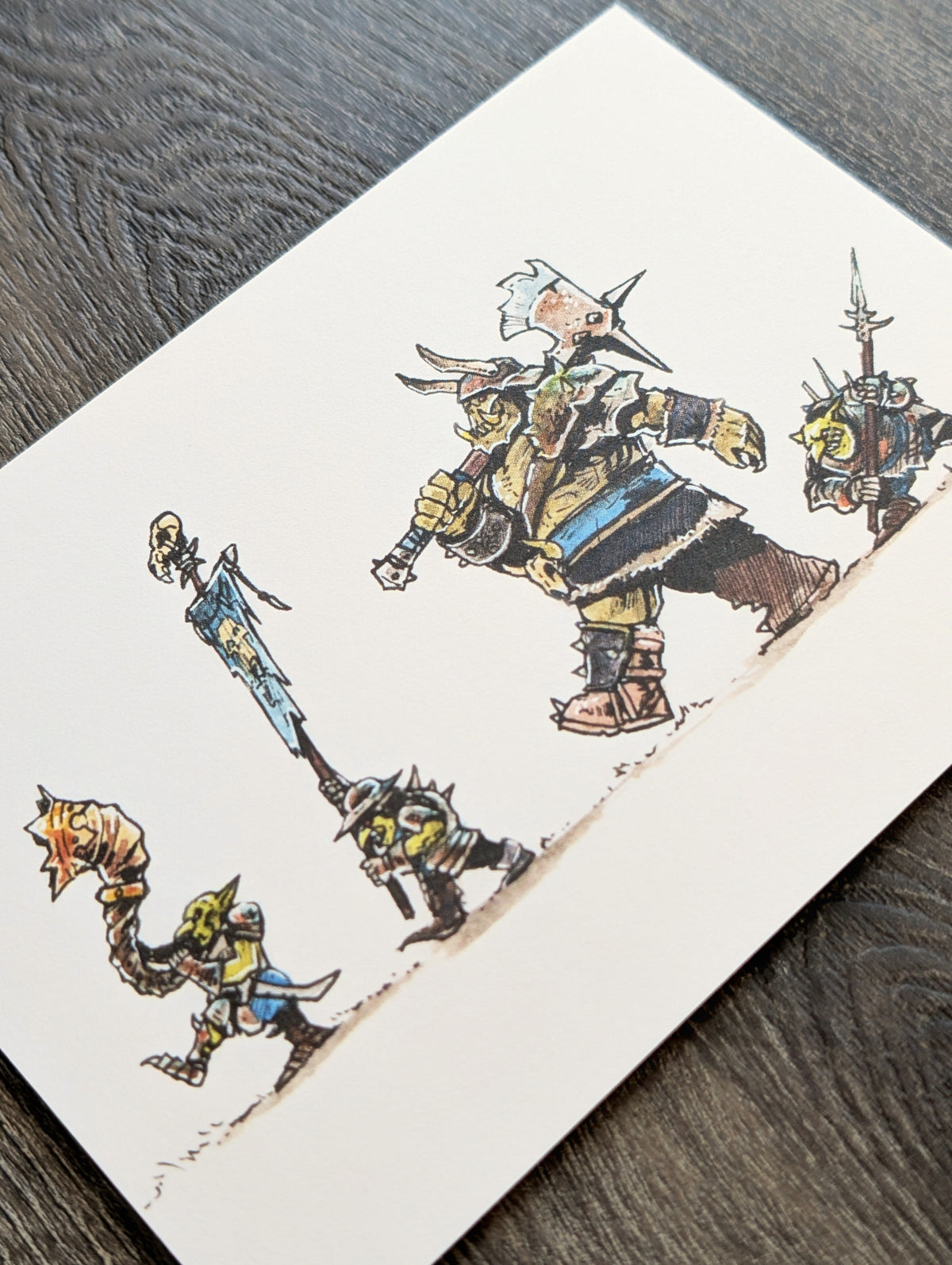 Entourage - Colour print, 2 sizes available
