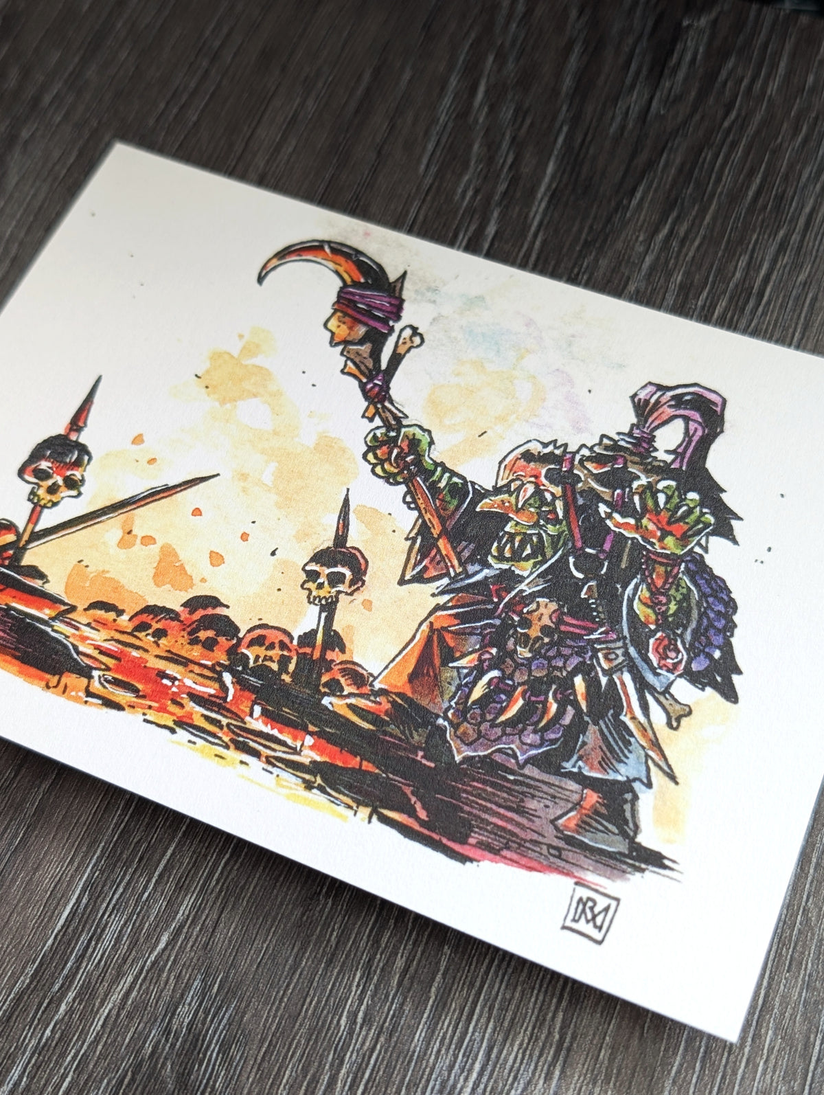 Magma Goblin - A6/6x4" Colour print