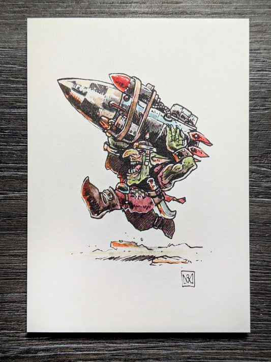 Bomb Grot -A6/4x6" Colour print