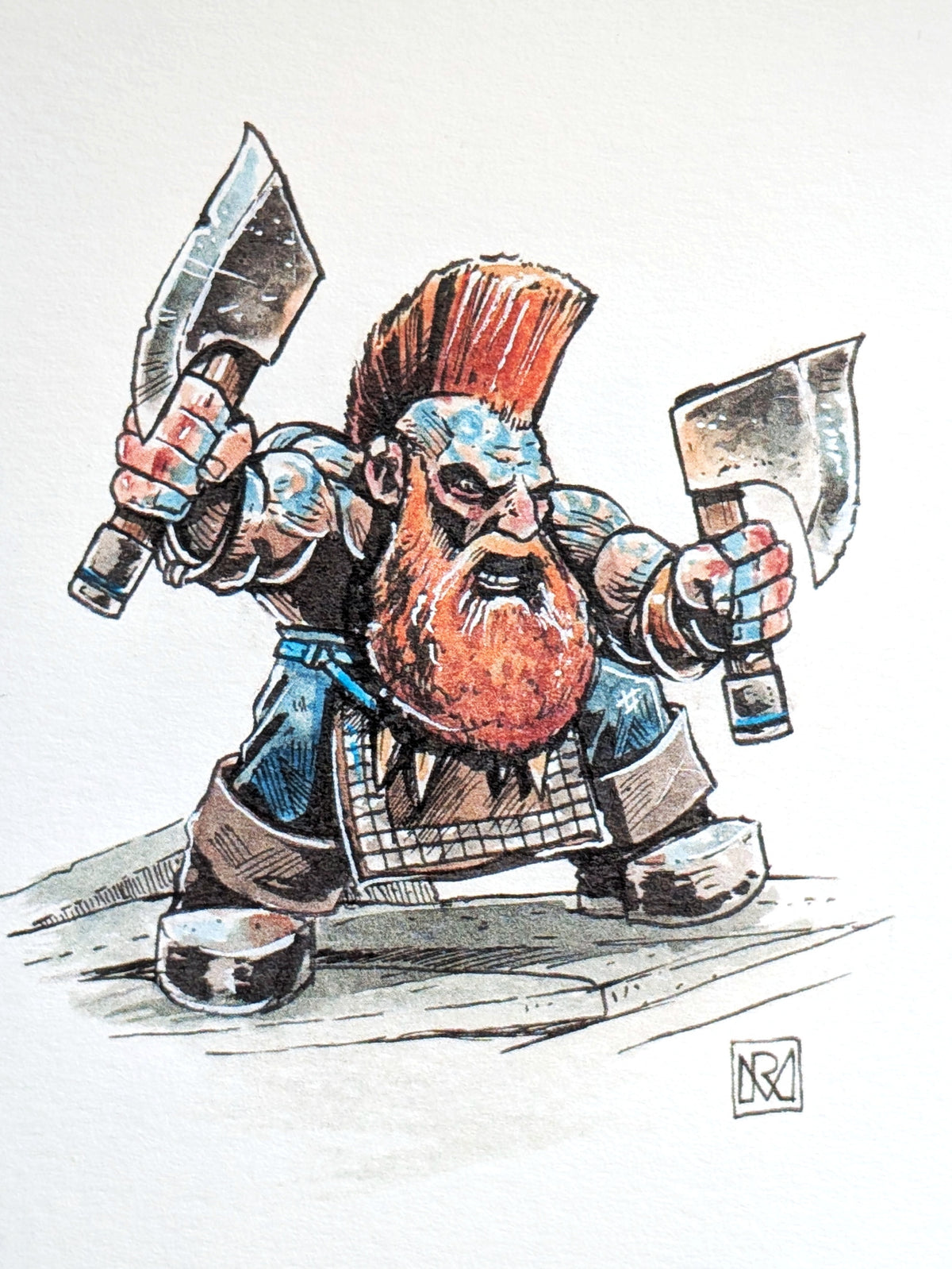 Angus - A6/4x6" Colour print