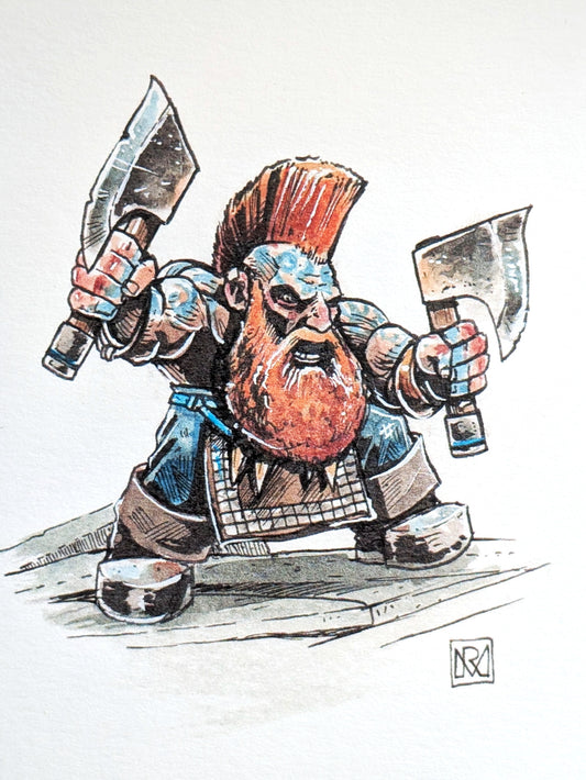 Angus - A6/4x6" Colour print