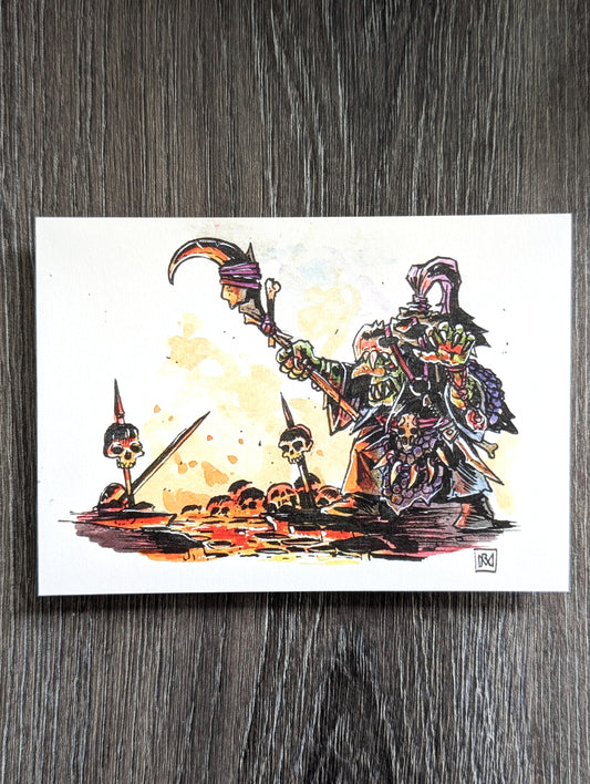 Magma Goblin - A6/6x4" Colour print