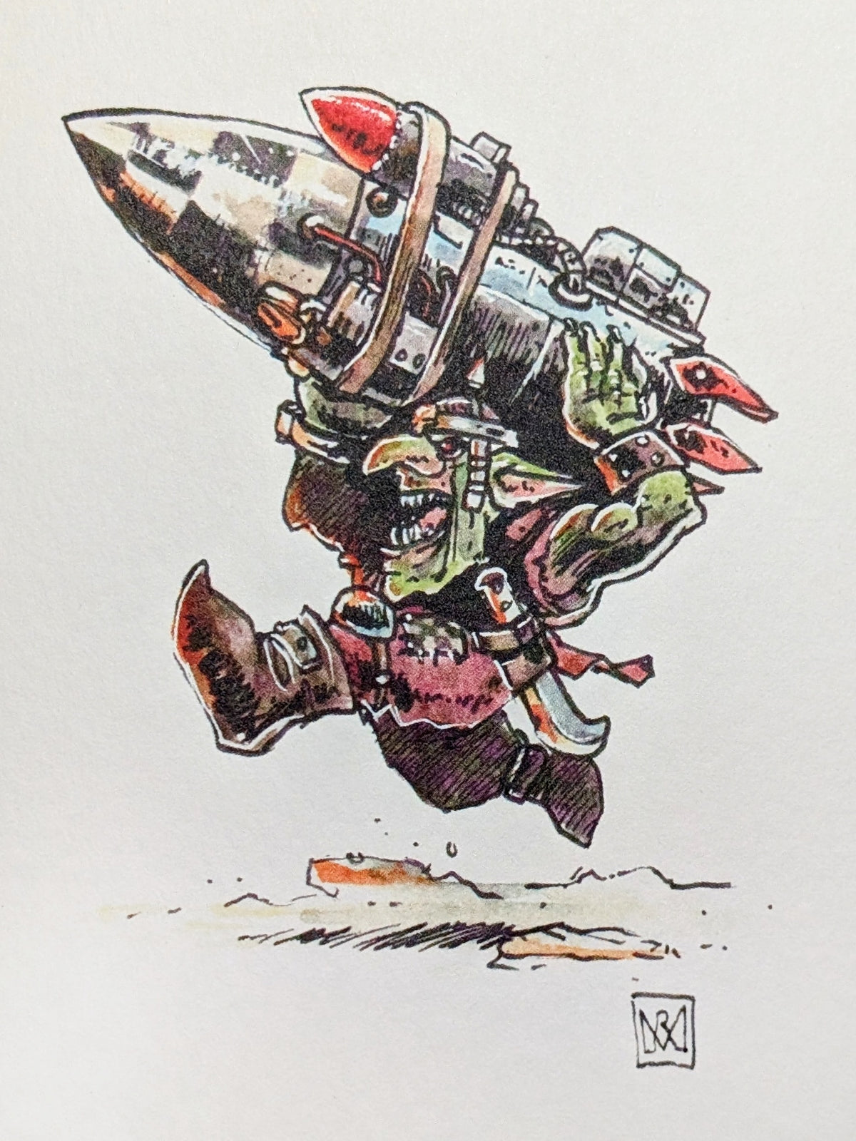 Bomb Grot -A6/4x6" Colour print