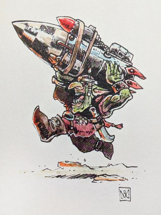 Bomb Grot -A6/4x6" Colour print