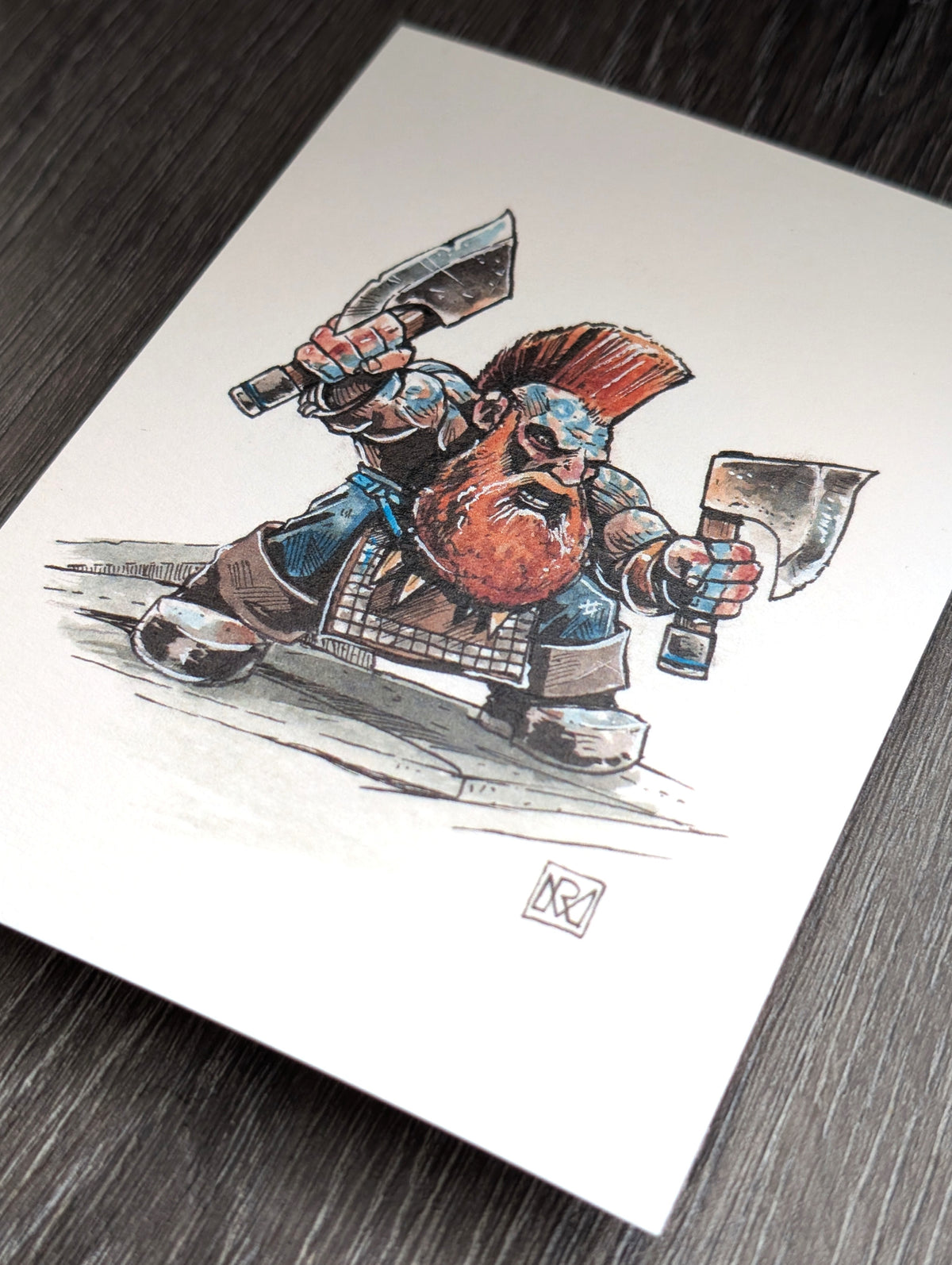 Angus - A6/4x6" Colour print