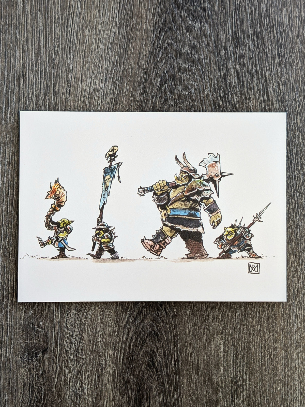 Entourage - Colour print, 2 sizes available