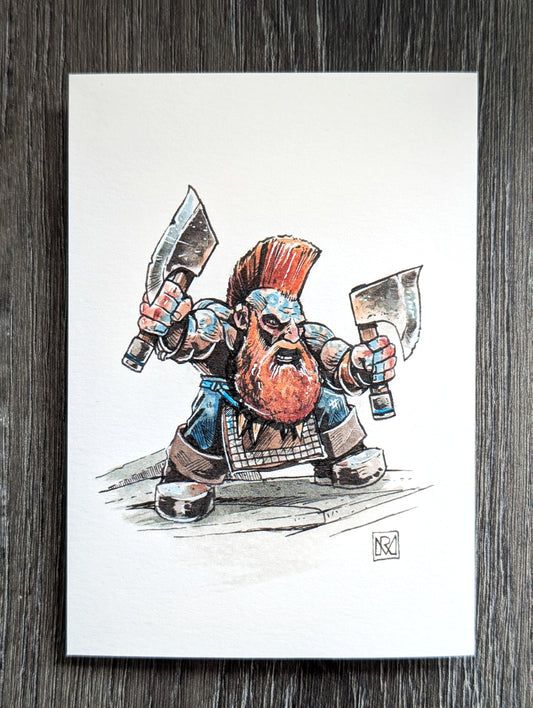 Angus - A6/4x6" Colour print